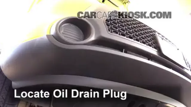 2015 Kia Soul 1.6L 4 Cyl. Huile Changer l'huile et le filtre à huile